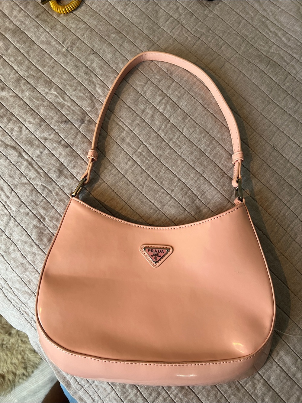Prada Pastel Pink Shoulder Hobo Bag - Picture 3 of 6